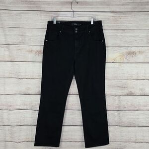 NWT Hudson Women's Slim Straight Leg Jean Black Size 12